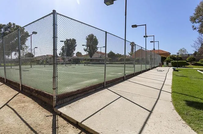 Play area and Tennis courts