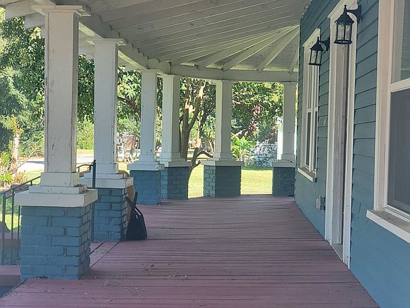The wraparound porch. We are adding a swing soon.
