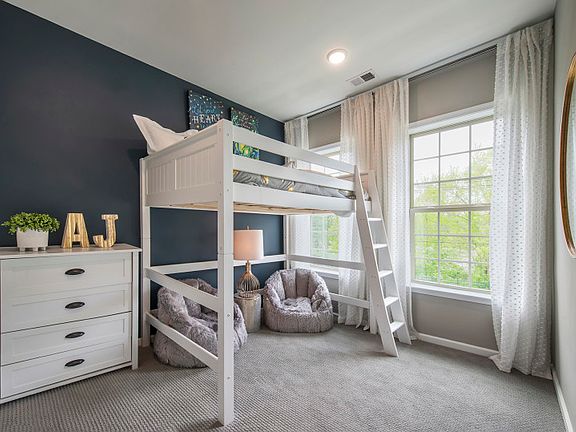 Additional bedroom space shown as a kid s room
