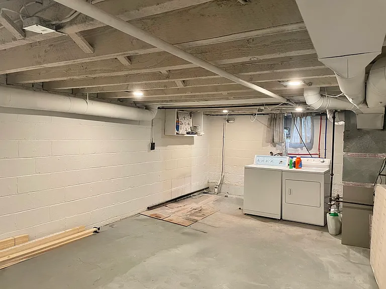 Basement (new washer dryer not pictured)