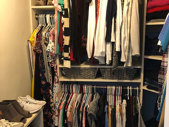 Master walk-in closet