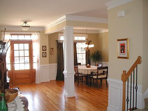 View from Family Room to Dining & Foyer