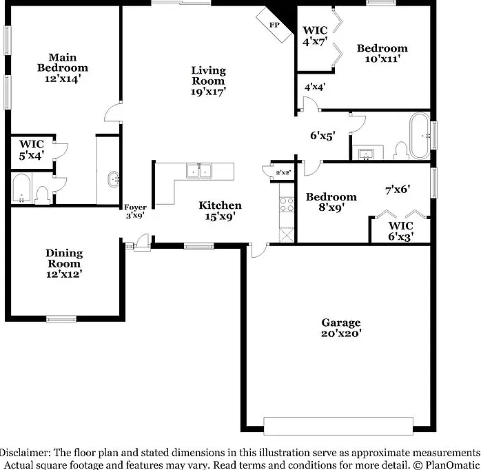 3 bed, 2.0 bath, 1425 sqft, $2,130 — Photo 2