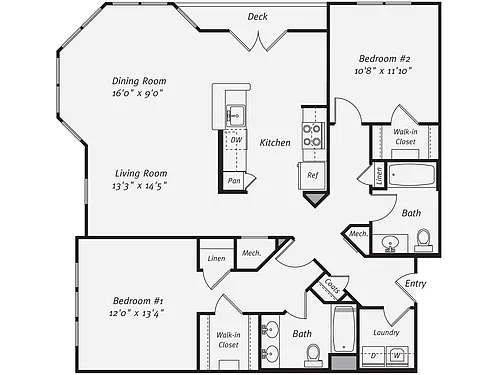 Floor plan B6
