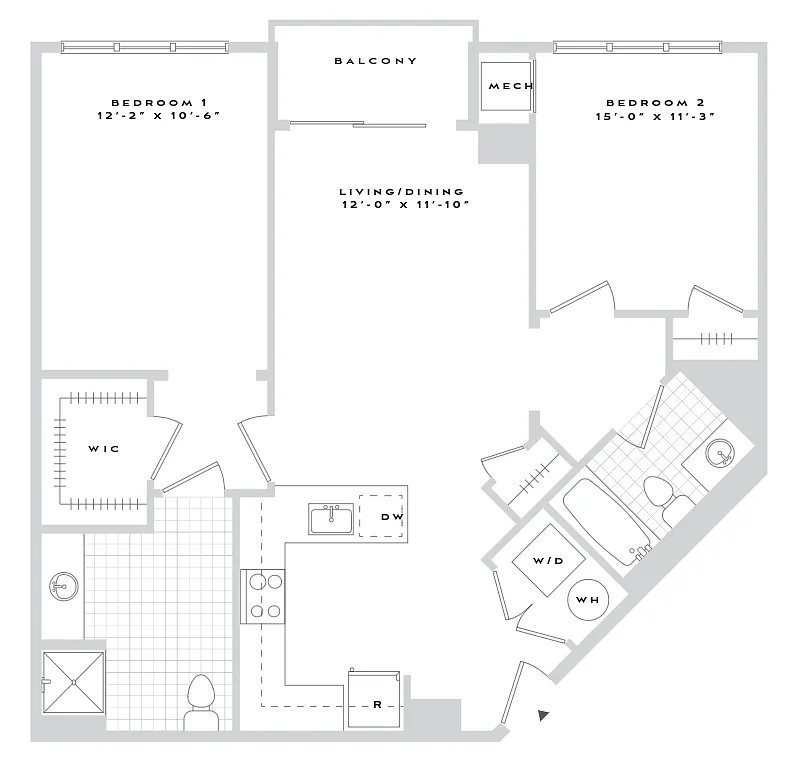 Floor plan B2-B03