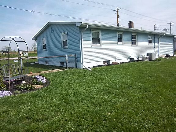 Back of home and garden area