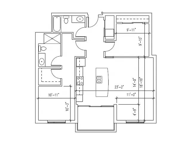 Floor plan The Scott