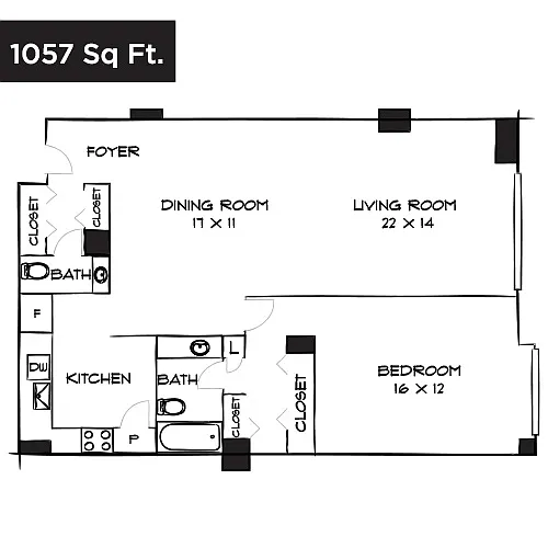Floor plan Design 1A15