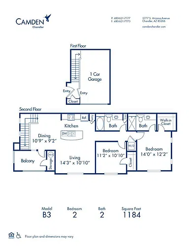 Floor plan B3