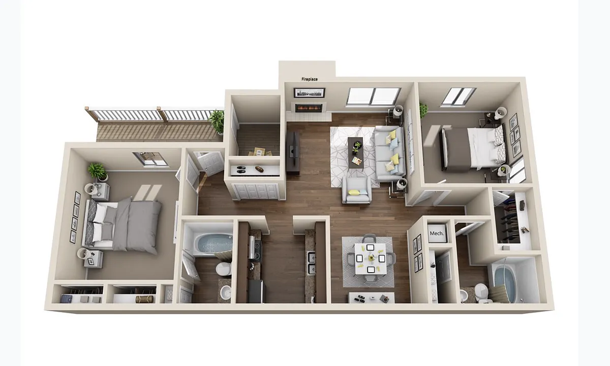 Floor plan B1 LUX E