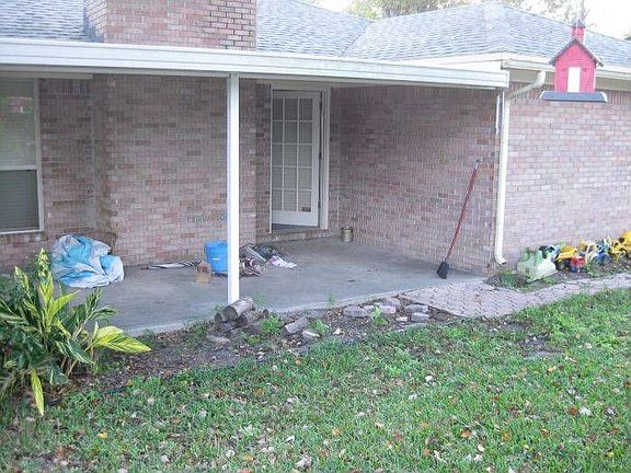 Back porch and patio cove