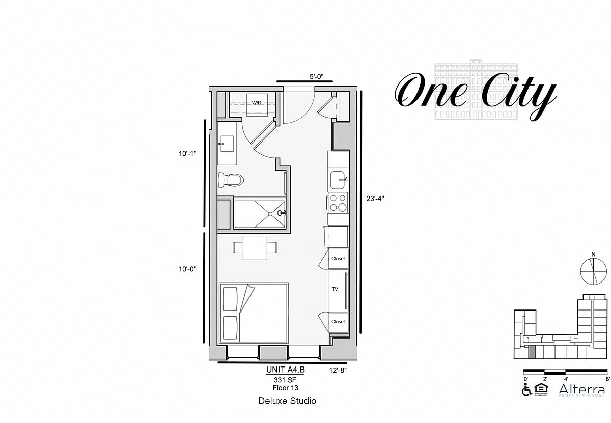 Floor plan Residence - A4.B
