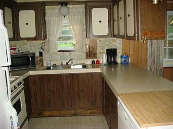 Kitchen with appliances.