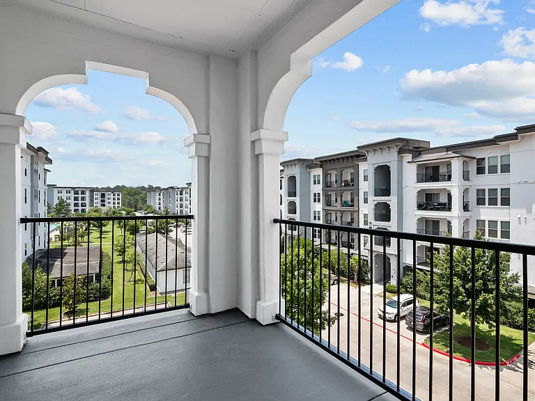 Floor Plan 2 Oversized Balcony | Apartments Conroe TX | The Towers Woodland Floor Plan 2 Oversized Balcony | Apartments Conroe TX | The Towers Woodland