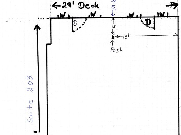 sketch of suite 203