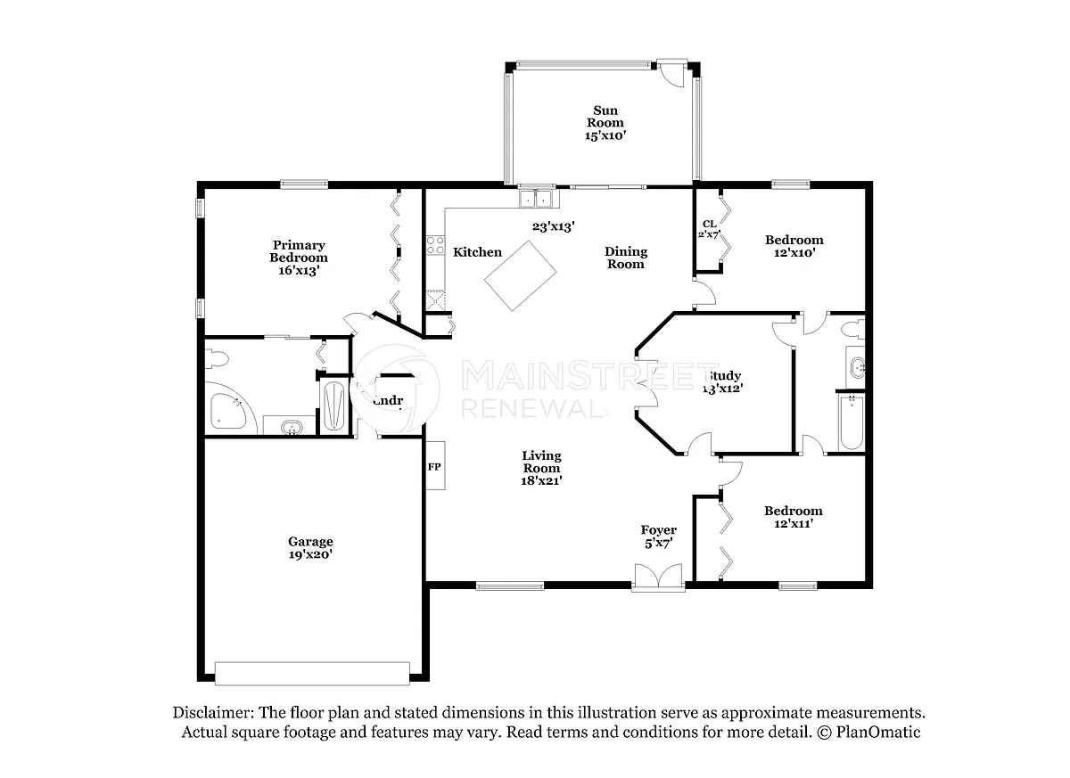 Floor Plan - 1007 Anson Ave