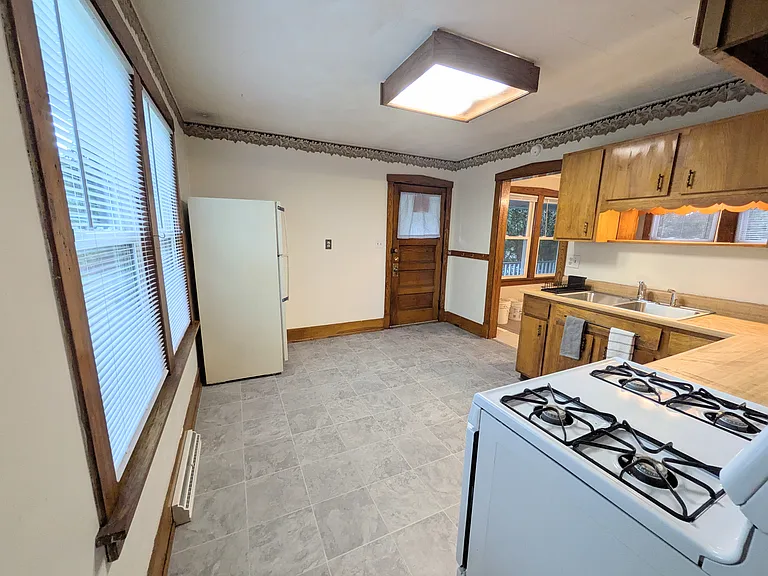 Kitchen - new fridge to be delivered