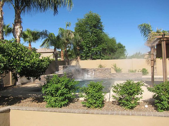 backyard view to pool