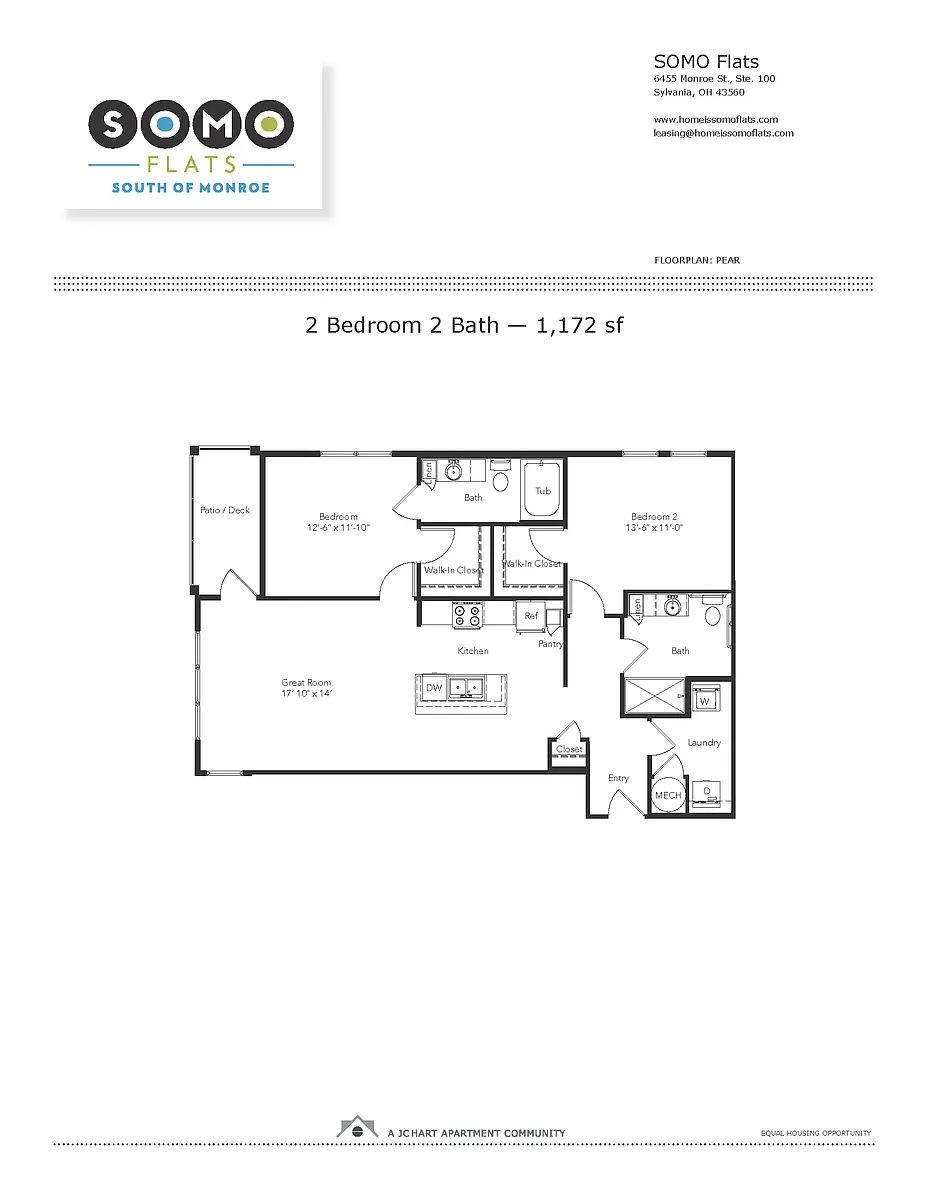 Floor plan Pear 2.2 (D7)