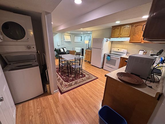 laundry/kitchen area