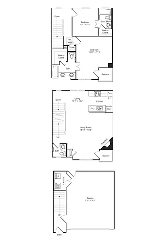Floor plan Greenville: The Ridgeview