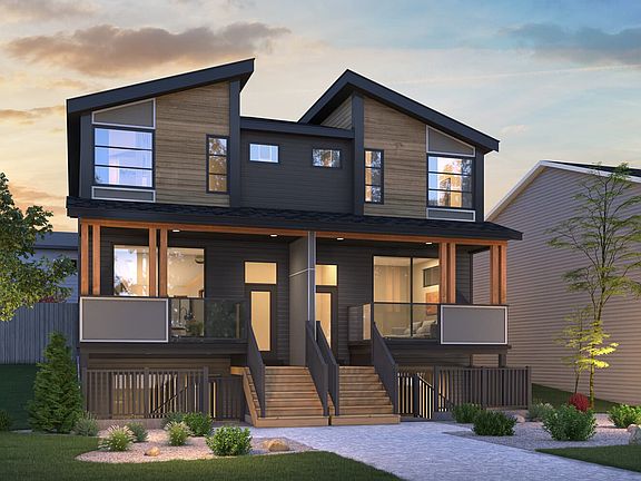 An artist s rendering of the Laurel Rustic Contemporary in Rockland Park by Brookfield Residential.
