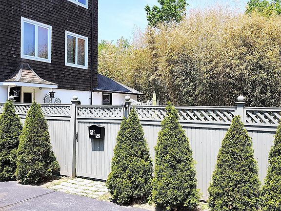 fenced entrance