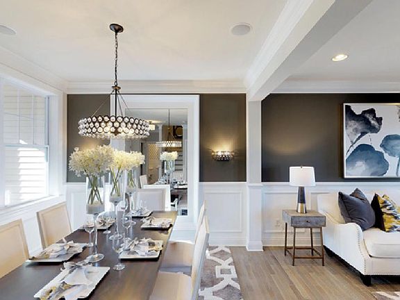 Bright and sunny family room with gas fireplace