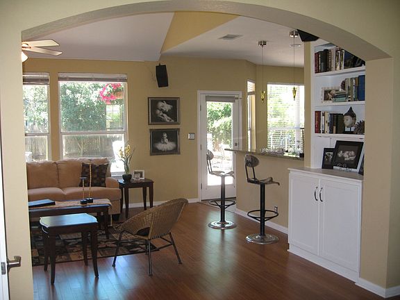 New wood floors, open floor plan