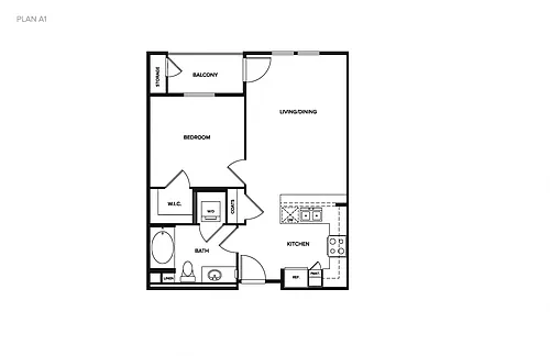 Floor plan A1