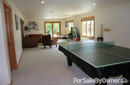 Lower Level Walk Out : Lots of great space to relax and have fun as well as a retreat for your guest