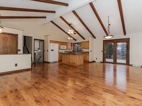 Main floor is very open.