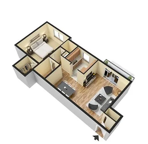 Floor plan A1FR