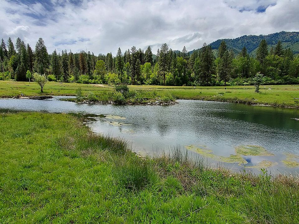 Pond behind property.