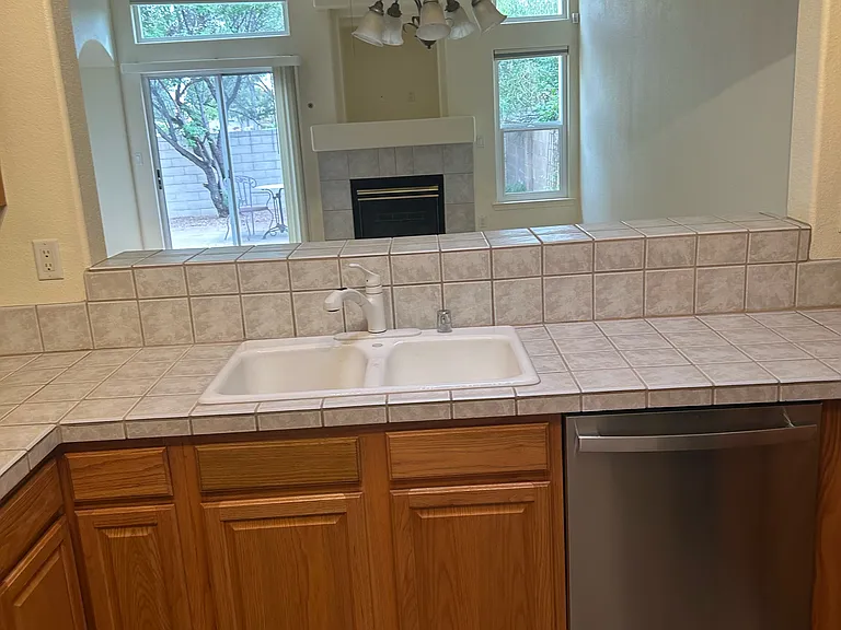 View from Kitchen into Great Room