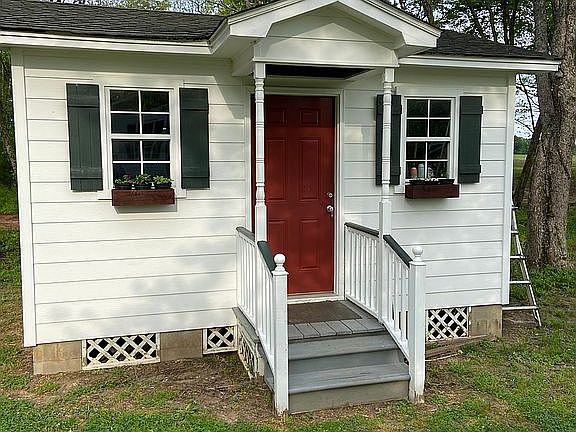 Custom built utility shed