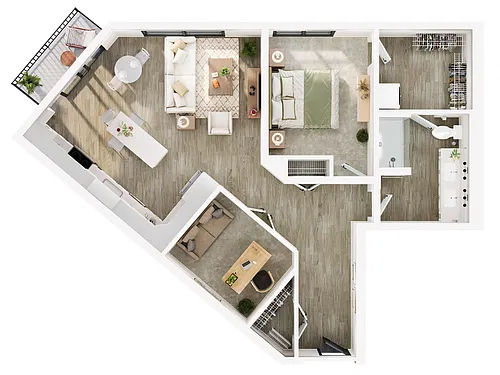 Floor plan Elco with Den