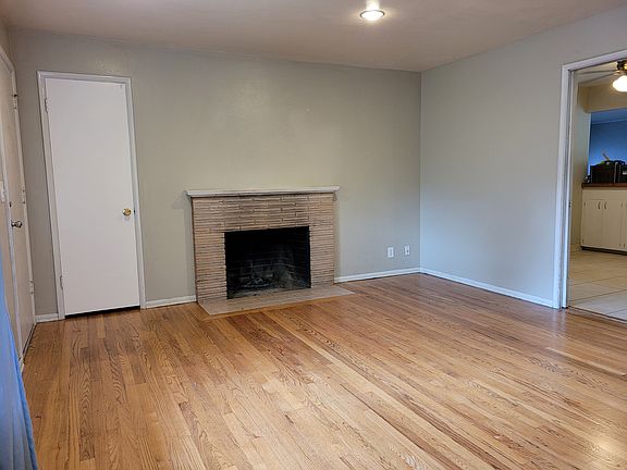 front living room with fireplace