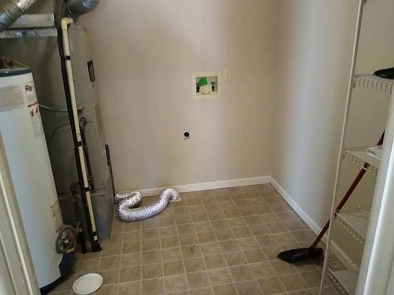 In unit laundry room.