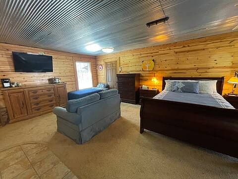 2 Beds and Loveseat TV and Coffee Maker