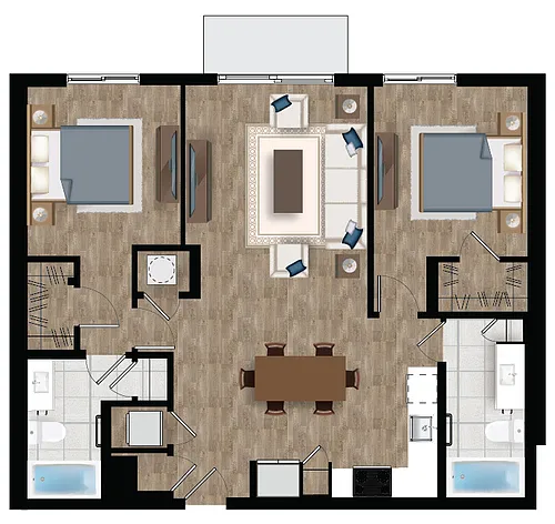 Floor plan B2-B