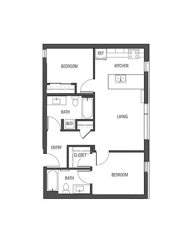 Floor plan 2X2 - B3