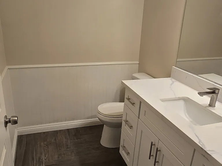 1st floor powder bathroom