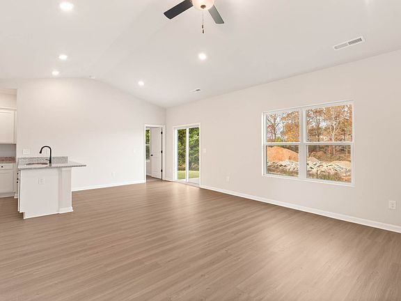 The living area is perfect for hosting!