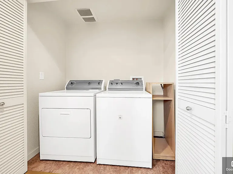 laundry in second floor