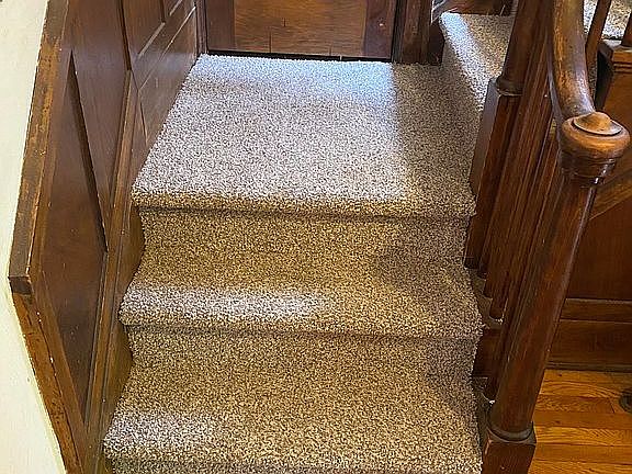 New carpeting to 2nd floor