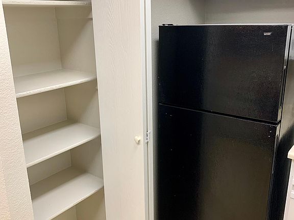 Pantry closet in the kitchen.