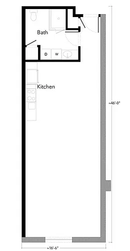 Floor plan Gym B