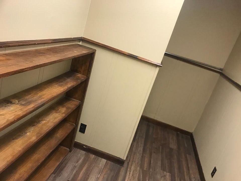 Master closet with shelf