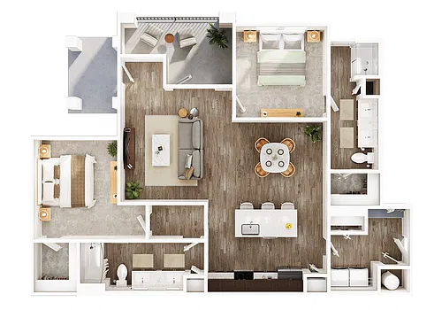 Floor plan B1TH